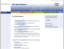 Tablet Screenshot of eu-netz-bayern.de